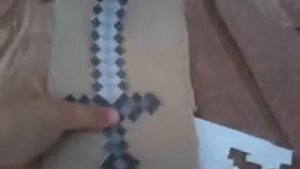 как сделать алмазный меч из майнкрафте