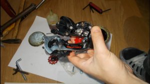 Задняя перекидка переключатель велосипеда, ремонт, реставрация, настройка Shimano Tourney