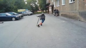 Неудачное падение с трбкогово самоката