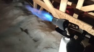 первый запуск паяльной лампы ЛП-0,5