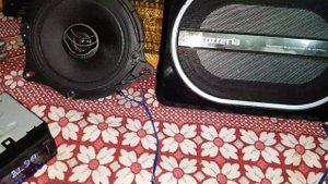 Pioneer TS-F1710 Speaker ,Subwoofer TS-wx110A, Car Stereo MVH-5200 DIY