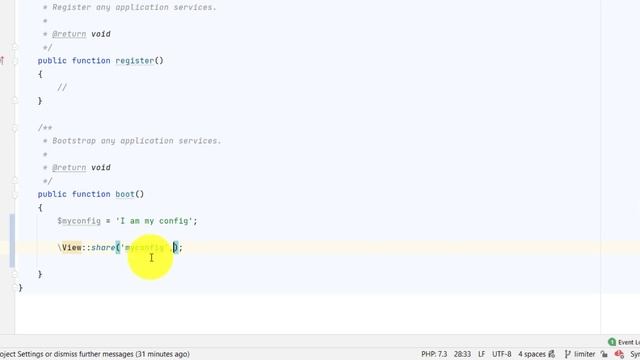 Laravel | How to Define Global Config Variables #Laravel #Laravelphp