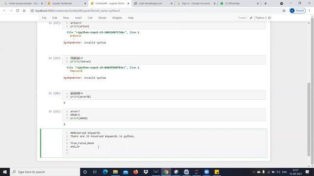 Lecture4.1 Python for Data Engineering- Identifiers And Data Types in Python