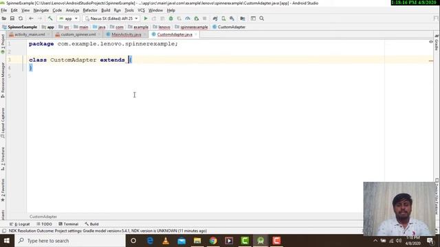 Android Tutorial #8 - Custom Spinner