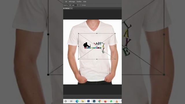 Comment Placer Un Logo Sur Un T-shirt Dans Photoshop #Shrots