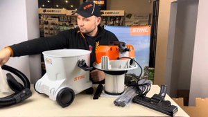 vacuum cleaner II odkurzacz STIHL SE 33 unboxing