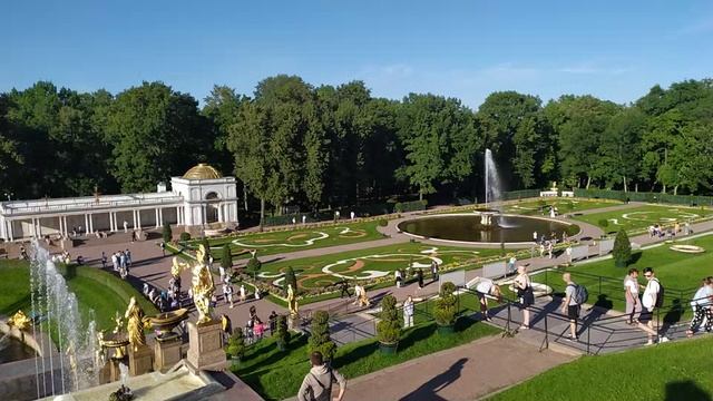 фонтаны в Петергофе