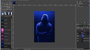 Gimp Tutorial:How To Make Lighting Effect Picture In Gimp 2.10.32