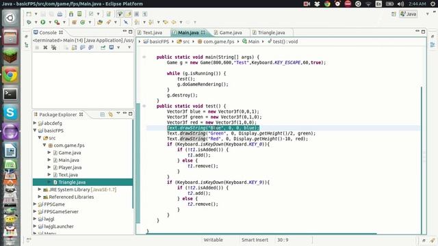 Make a 3D game in under 50 lines of code? Java 3D First Person Game Library