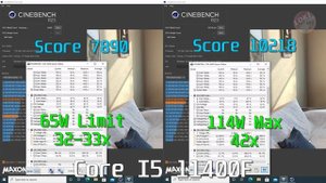 Intel Core Cinebench R23 Test! Intel Core 10105F, 10400F, 11400F, 10700, 11700, 10900F!