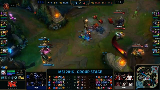 CLG Vs SKT - День 3
