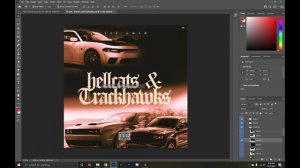 Hellcats & Trackhawks Cover Art | Photoshop Speedart