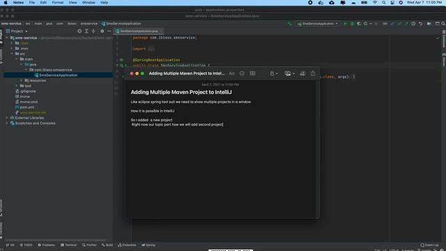 Adding Multiple Maven Project to IntelliJ IDEA смотреть онлайн