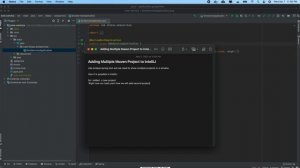 Adding Multiple Maven Project to IntelliJ IDEA