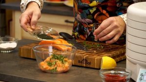 Вкусные рыбные джерки в дегидраторе
