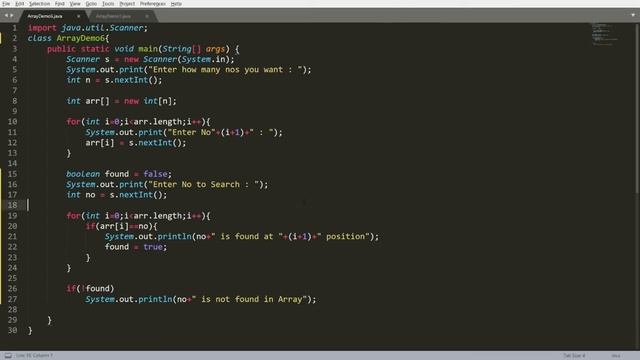 Java Array Part-3 (Search value from Array & Find First Max, Second Max & Third Max -Practical Demo