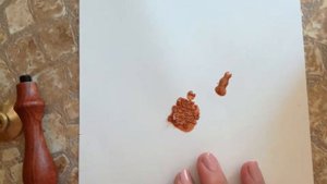 Печать и воск для печатей?Скрапбукинг