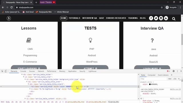 How to use Inspect Element | For Web Developers