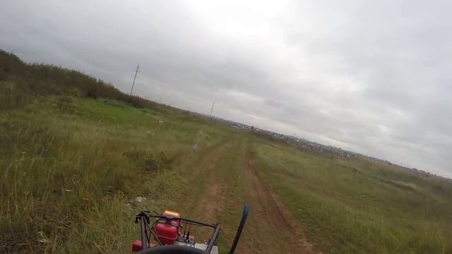 GoPro: Езда на мотоблоке НМБ-1Н1 "Угра" с ездовым адаптером "переломкой" смотреть онлайн