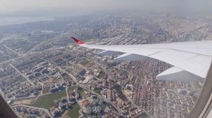 Летим из Бразилии в Турцию. Подлетаем к Стамбулу / Volamos desde Brazil a Turquía