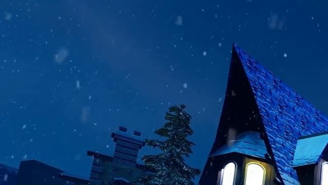 Нежная, расслабляющая, Красивая зимняя мелодия пианино, Настоящая зима, Снег идет, кружится... смотреть онлайн