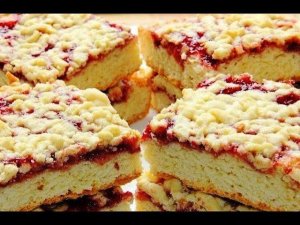 Песочный пирог с повидлом ОЧЕНЬ БЫСТРО И ВКУСНО!!!Моя семья любит!