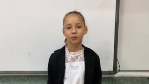 Поздравление Гимназии с 85 летием от 5В, кл рук  Л  А  Бессонова