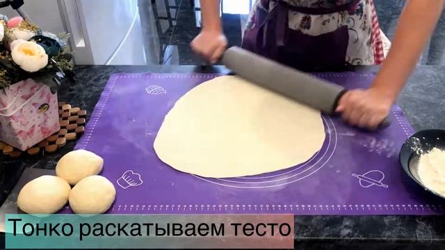 Татарские сочные манты. Тесто на манты