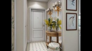 Интерьер прихожей в английском стиле (Interior of the hallway in the English style)
