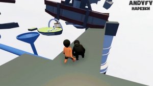AndyFy Нарезки \ AndyFy играет в HUMAN FALL FLAT \ Смешные моменты