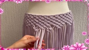 Macrame Skirt / Beach Macrame Skirt/ Holiday Macrame Skirt / Summer Macrame Skirt/ DIY