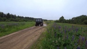 Вездеход-болотоход по типу лесник