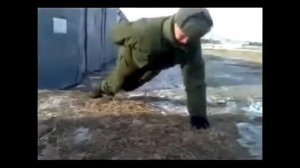 Как отжимаются в армии Приколы