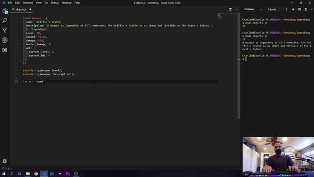 Learn JavaScript Objects in 25 Minutes! Assassins Creed Odyssey Example!