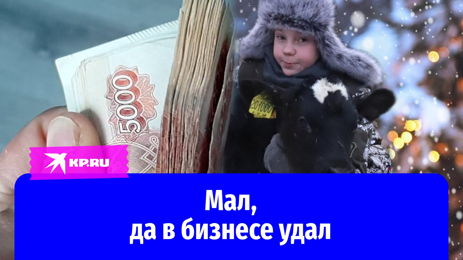 13-летний парень из Тюмени делает деньги на курах и быках