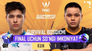 [UZ] 2024 PMWC x EWC | Omon qolish bosqichi Kun 1 | PUBG MOBILE WORLD CUP x ESPORTS WORLD CUP