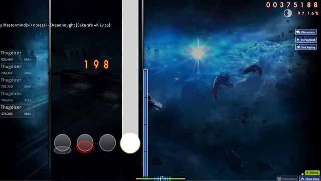 Osu!Mania Dreadnought смотреть онлайн