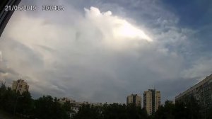 21 июня. Вечерние грозы над Санкт-Петербургом Time-lapse