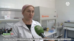 Ветеринары исследуют животных на ящур.