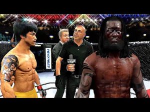 Bruce Lee vs. Warrior Bantu - EA sports UFC 4 - CPU vs CPU