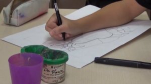 Зайцева О.В. Открытый урок «Стилизация декоративного натюрморта с элементами нейрографики»   Часть