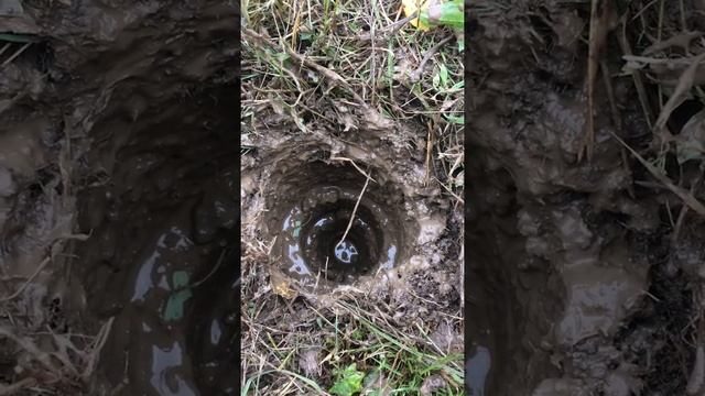 Как бурить землю ручным буром смотреть онлайн