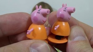 Свинка Пеппа Чупа Чупс шары с сюрприз открываем игрушки Peppa Pig Chupa Chups su