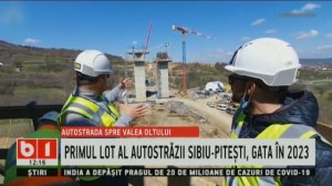 AUTOSTRADA SPRE VALEA OLTULUI-PRIMUL LOT AL AUTOSTRAZII SIBIU-PITESTI, GATA IN 2023_StiriB1_4mai202