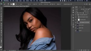 Can you use a jpeg for frequency separation retouch in photoshop .