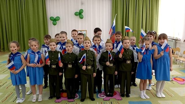 #СлавимРоссию "Детский  сад № 9 подготовительная  группа 5 (г. Саранск)