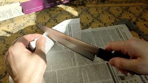 Проблемы Японского ножа Тоджиро (Tojiro F-302). Разочарование.