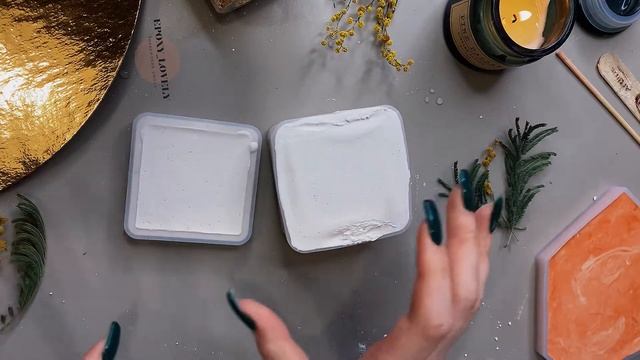 Шкатулка из гипса