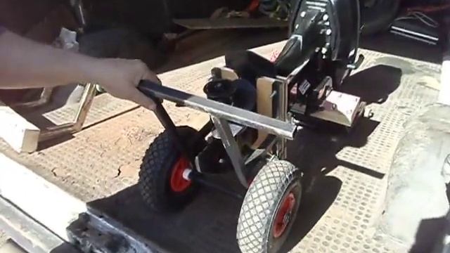 Тележка для перевозки погрузки лодочного мотора в авто,прицеп. смотреть онлайн