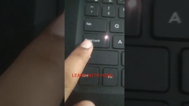 caps lock key use in computer/ Laptops